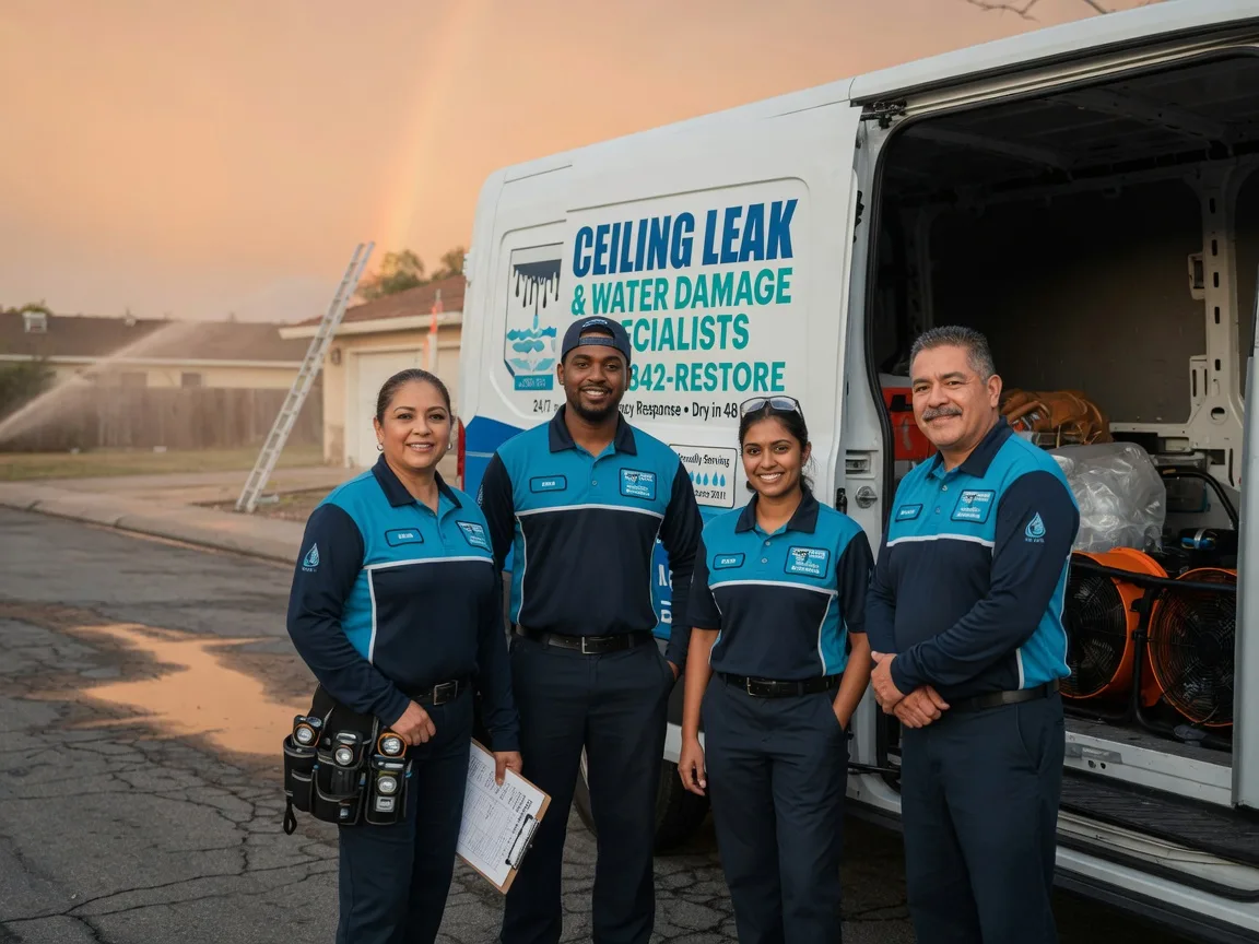 Ceiling Leak Cleanup company in Roby, TX